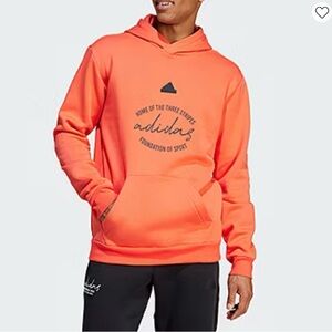 Adidas Men’s Coral Pullover Hoodie with Logo Size S or XXL 🆕